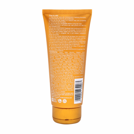 Βραζιλιάνικη Κερατίνη Χρυσή Χαλλιά 100 ml - Για επιπλέον λάμψη / γυαλιστερά μαλλιά | Cococho®