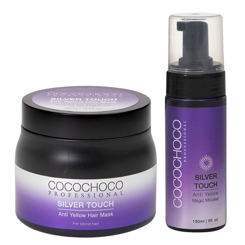 Anti yellow foam against unwanted yellow tones cocochoco