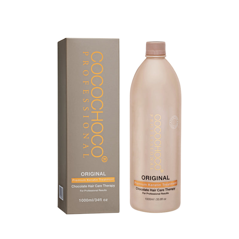 Trattamento per capelli originale di cheratina 1000 ml - Per capelli scuri / spessi | Cocochoco®