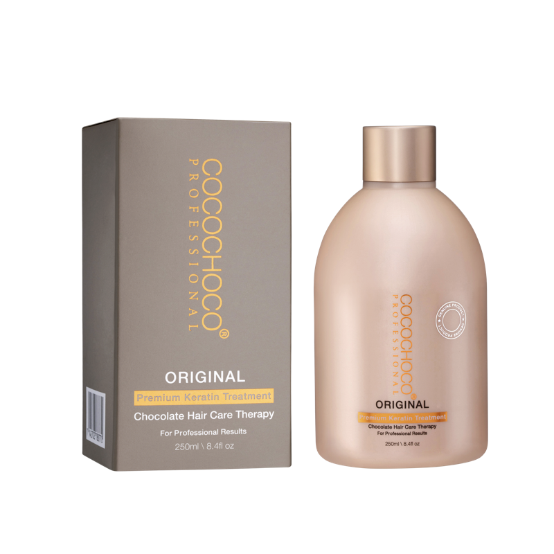 Tratamiento de cabello original de Keratin 250 ml - Para cabello oscuro / grueso | COCOCHOCO®