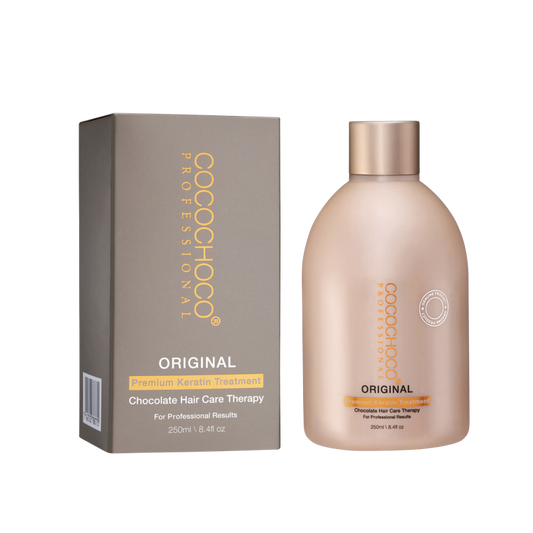 Tratamiento de cabello original de Keratin 250 ml - Para cabello oscuro / grueso | COCOCHOCO®