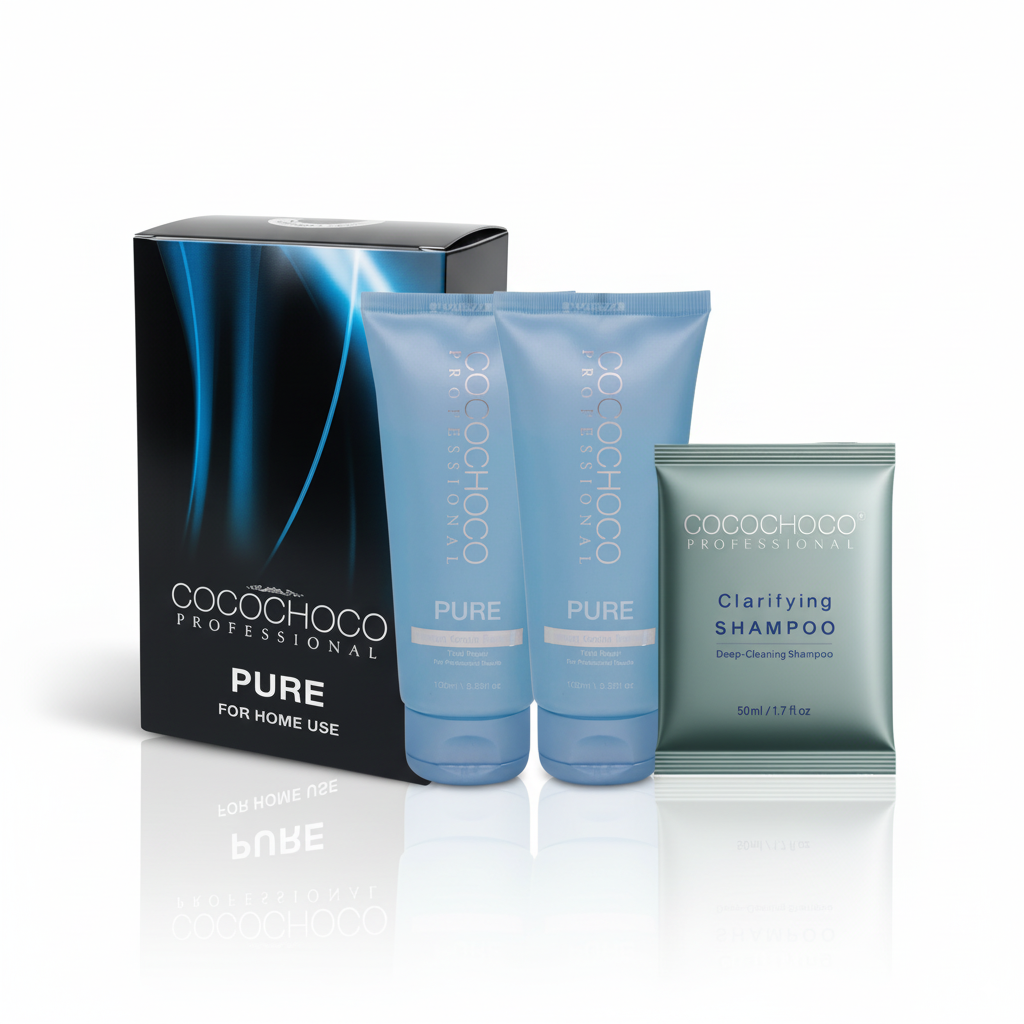 Set Brasilianer Keratin Pure Haarbehandlung 200 ml - für blond / dünnes Haar | Cocochoco®