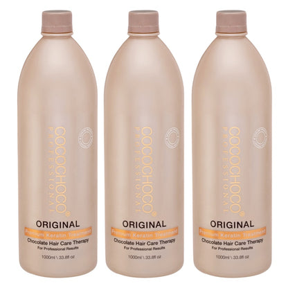 Trattamento per capelli originale di cheratina 1000 ml - Per capelli scuri / spessi | Cocochoco®