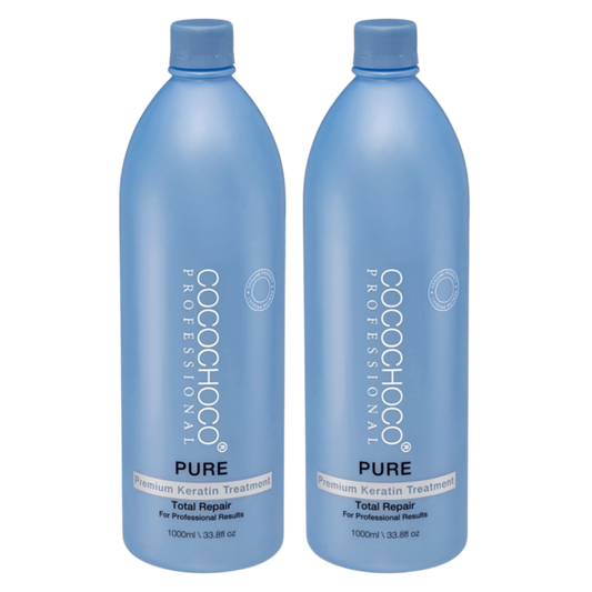 Set keratine pure haarbehandeling 2000 ml - voor blond / dun haar | Cocochoco®