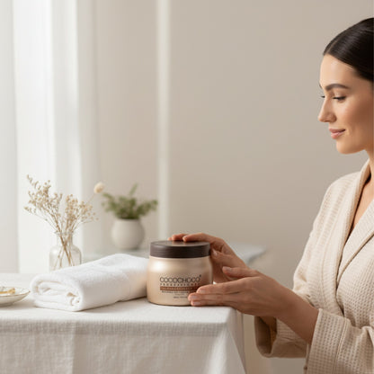 Collagen Hair Mask para cabello seco con biotina 500 ml | COCOCHOCO®