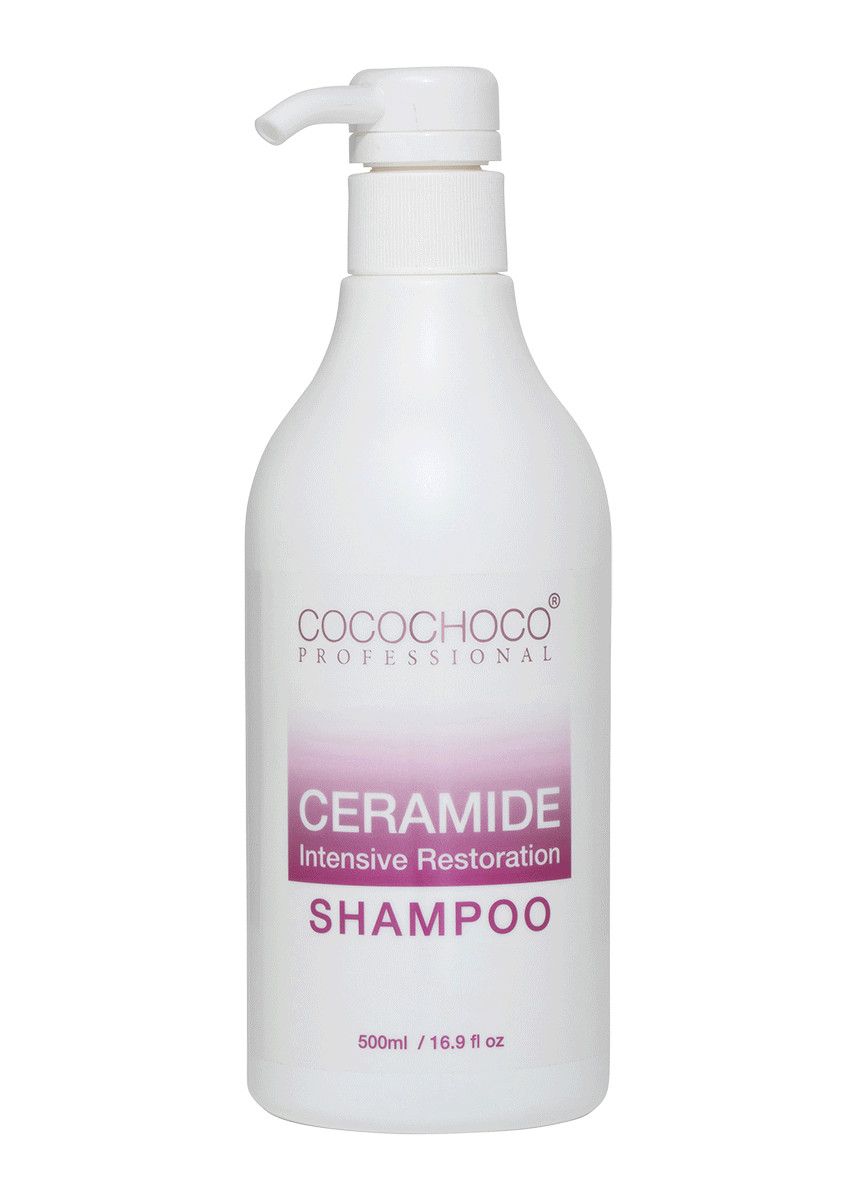 Intensive Ceramid - Wiederherstellung freies Sulfat Shampoo 500 ml | COCOCHOCO®