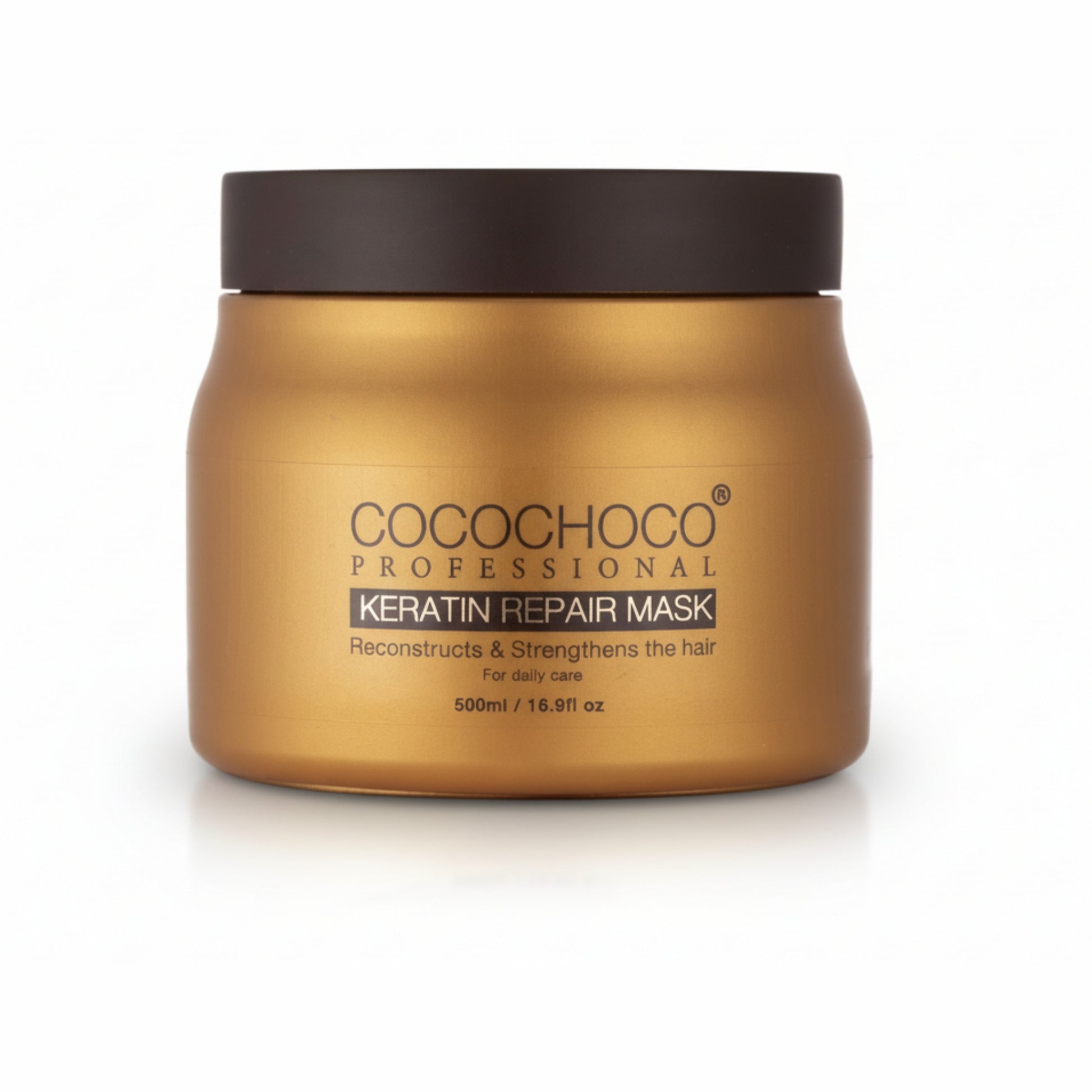 Cocochoco Professional Keratin Repair Mask jar on a white background