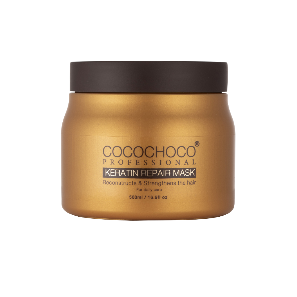 Cococho Free Sulfale Keratin Hair Επισκευή μάσκας 500 ml - Ultra -Moisturizing Deep Conditioner