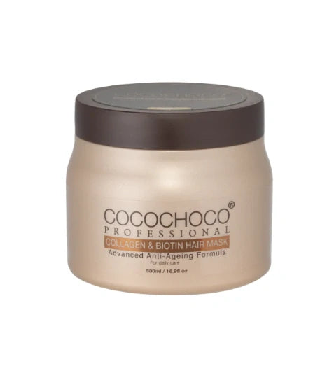 Collagen Hair Mask for Dry Hair with Biotin 500 ml | COCOCHOCO®