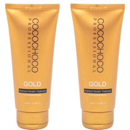 COCOCHOCO SET 24K Gold keratin hair treatment 200 ml & Clarifying Shampoo 50 ml