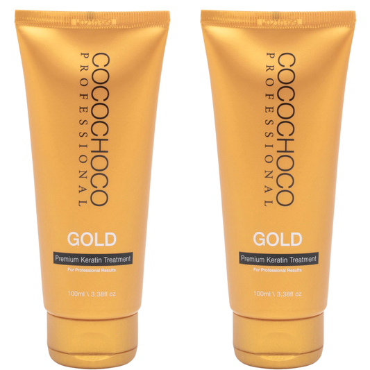 COCOCHOCO SET 24K Gold keratin hair treatment 200 ml & Clarifying Shampoo 50 ml