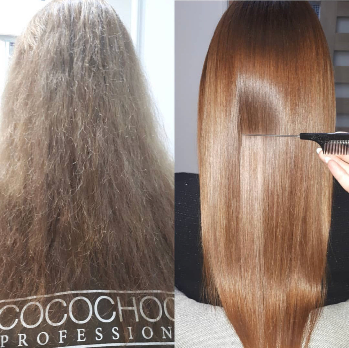 Tratamiento de cabello original de Keratin 50 ml - Para cabello oscuro / grueso | COCOCHOCO®