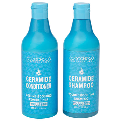 Set Volumizing Ceramide Hair Shampoo & Conditioner  2x 500 ml - Volume Boosting | COCOCHOCO®